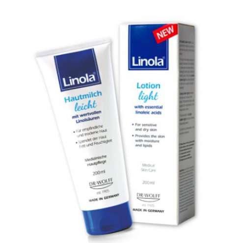 Linola Lotion Молочко для тела с легкой текстурой для ежедневного ухода за сухой и чувствительной кожей 200 мл